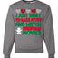 I Just want to Make Stuff and Watch Christmas Movies Ugly Christmas Sweater Christmas Unisex Crewneck Graphic Sweatshirt