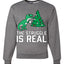 Christmas Trex The Struggle is Real Ugly Christmas Sweater Christmas Unisex Crewneck Graphic Sweatshirt