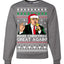 Make Christmas Great Again Funny Donald Trump Santa Xmas Christmas Unisex Crewneck Graphic Sweatshirt