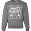 Christmas Hubby Love Ugly Christmas Sweater Christmas Unisex Crewneck Graphic Sweatshirt
