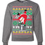 Santa Keg Stand Beer Drinking Drunk Ugly Christmas Sweater Christmas Unisex Crewneck Graphic Sweatshirt