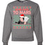 We're Going to Mars High Elon Musk Santa Weed Marijuana Xmas Christmas Unisex Crewneck Graphic Sweatshirt