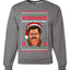 Funny Ron Swanson Parks and Rec Christmas I Don't Care if It's Merry Xmas Christmas Unisex Crewneck Graphic Sweatshirt