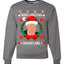 Merry Christmas Snowflake Funny Trump Ugly Christmas Sweater Unisex Crewneck Graphic Sweatshirt