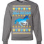 Jewnicorn Jewish Unicorn Funny Hanukkah Hanukkah Unisex Crewneck Graphic Sweatshirt
