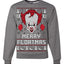 Merry Floatmas | IT Clown Christmas Unisex Crewneck Graphic Sweatshirt