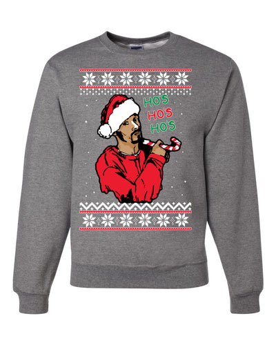 snoop dog ho's ho's ho's Christmas Unisex Crewneck Graphic Sweatshirt