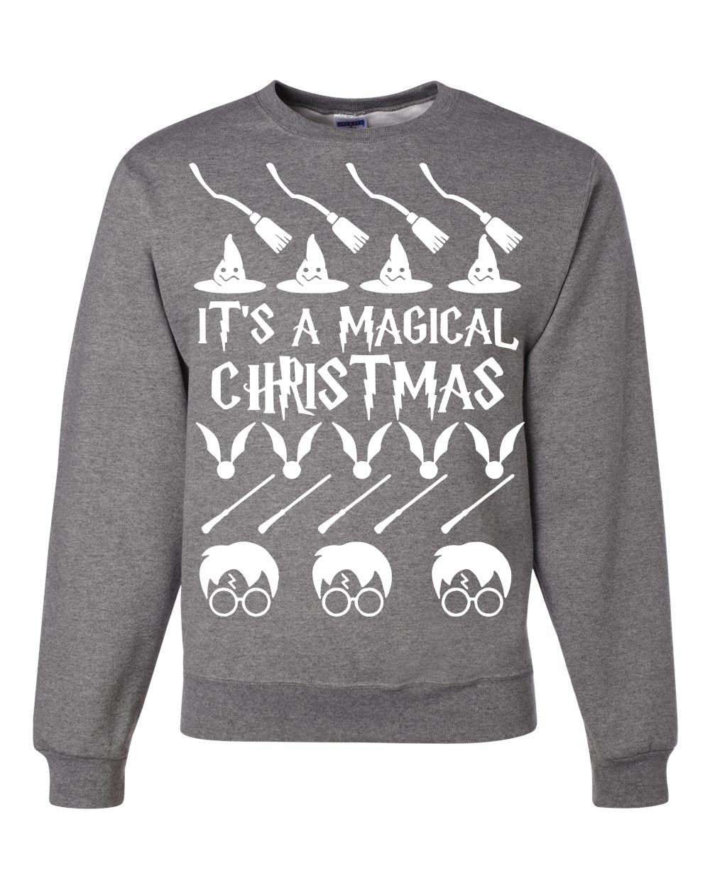It's A Magical Christmas Wizard Christmas Unisex Crewneck Graphic Sweatshirt