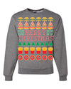 Merry Christmas Junk Food Unisex Crewneck Graphic Sweatshirt