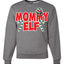 Mommy Elf Unisex Crewneck Graphic Sweatshirt