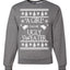 A Girl Has No Ugly Sweater Christmas Unisex Crewneck Graphic Sweatshirt