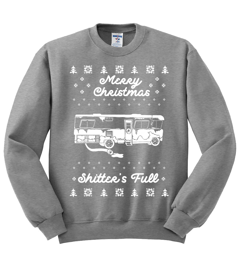 Merry Christmas Shitters Full Christmas Unisex Crewneck Graphic Sweatshirt