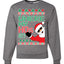 Santa Where My Hos At? Christmas Unisex Crewneck Graphic Sweatshirt
