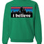 I Believe Big foot Christmas Christmas Unisex Crewneck Graphic Sweatshirt