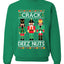 Crack Deez Nuts Meme Ugly Christmas Sweater Christmas Unisex Crewneck Graphic Sweatshirt