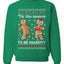 Tis Season to get Naughty Xmas Ugly Christmas Sweater Christmas Unisex Crewneck Graphic Sweatshirt