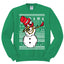 Dabbing Snowman  Christmas Unisex Crewneck Graphic Sweatshirt