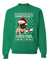 Merry Pugly Christmas Christmas Unisex Crewneck Graphic Sweatshirt