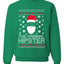 The Original Hipster Funny Santa Beard Xmas Christmas Unisex Crewneck Graphic Sweatshirt