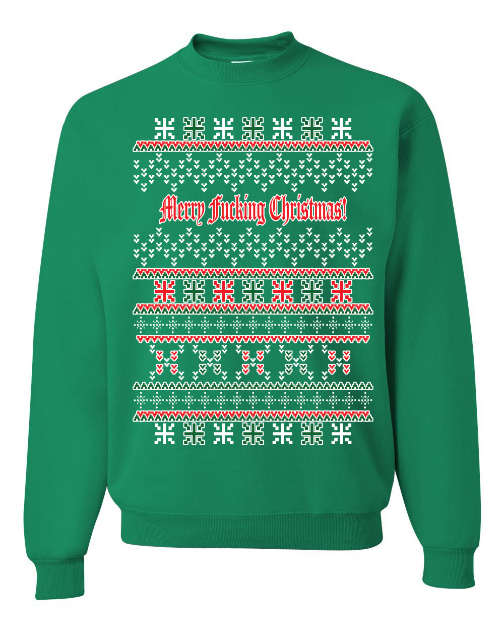 Merry Fucking Christmas Unisex Crewneck Graphic Sweatshirt