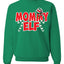 Mommy Elf Unisex Crewneck Graphic Sweatshirt