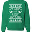 A Girl Has No Ugly Sweater Christmas Unisex Crewneck Graphic Sweatshirt