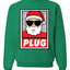 Santa Claus Plug Narcos Pablo Funny Christmas Unisex Crewneck Graphic Sweatshirt