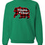 Mama Bear Cool Plaid Matching Design Christmas Unisex Crewneck Graphic Sweatshirt