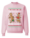 Tis Season to get Naughty Xmas Ugly Christmas Sweater Christmas Unisex Crewneck Graphic Sweatshirt