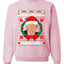 Merry Christmas Snowflake Funny Trump Ugly Christmas Sweater Unisex Crewneck Graphic Sweatshirt