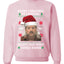Merry Christmas to Everyone Except Carole Baskin Ugly Christmas Sweater Unisex Crewneck Graphic Sweatshirt