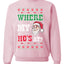Where my Hos At Santa Funny Ugly Christmas Sweater Unisex Crewneck Graphic Sweatshirt