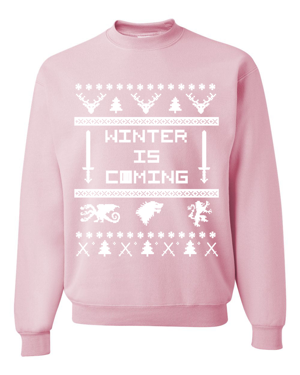 Winter is Coming | GoT Christmas Unisex Crewneck Graphic Sweatshirt