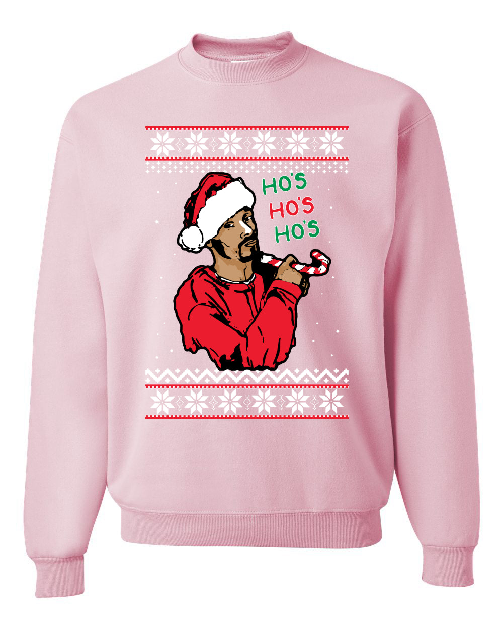 snoop dog ho's ho's ho's Christmas Unisex Crewneck Graphic Sweatshirt
