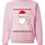The Original Hipster Funny Santa Beard Xmas Christmas Unisex Crewneck Graphic Sweatshirt