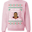 Kith Me Under The Mithletoe Funny Tyson Lips Christmas Unisex Crewneck Graphic Sweatshirt