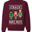 Crack Deez Nuts Meme Ugly Christmas Sweater Christmas Unisex Crewneck Graphic Sweatshirt