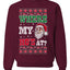 Where my Hos At Santa Funny Ugly Christmas Sweater Unisex Crewneck Graphic Sweatshirt