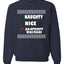 Nice Naughty an Attempt was Made Xmas Ugly Christmas Sweater Unisex Crewneck Graphic Sweatshirt