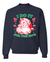 I Do it for the Hos Xmas Ugly Christmas Sweater Christmas Unisex Crewneck Graphic Sweatshirt