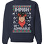 Impish or Admirable Dwight Schrute Ugly Christmas Sweater Unisex Crewneck Graphic Sweatshirt