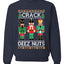Crack Deez Nuts Meme Ugly Christmas Sweater Christmas Unisex Crewneck Graphic Sweatshirt