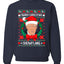 Merry Christmas Snowflake Funny Trump Ugly Christmas Sweater Unisex Crewneck Graphic Sweatshirt