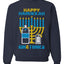 Happy Hanukkah Gin & Tonica Hanukkah Unisex Crewneck Graphic Sweatshirt