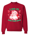 I Do it for the Hos Xmas Ugly Christmas Sweater Christmas Unisex Crewneck Graphic Sweatshirt
