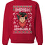 Impish or Admirable Dwight Schrute Ugly Christmas Sweater Unisex Crewneck Graphic Sweatshirt