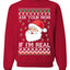 Ask Your Mom If I'm Real Funny Santa Christmas Unisex Crewneck Graphic Sweatshirt