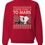 We're Going to Mars High Elon Musk Santa Weed Marijuana Xmas Christmas Unisex Crewneck Graphic Sweatshirt