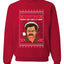 Funny Ron Swanson Parks and Rec Christmas I Don't Care if It's Merry Xmas Christmas Unisex Crewneck Graphic Sweatshirt