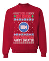 This Is My Zoom Ugly Christmas Party Sweater Ugly Christmas Sweater Unisex Crewneck Graphic Sweatshirt
